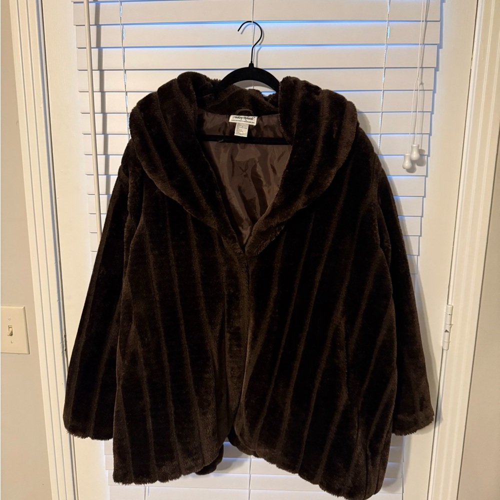 Anthony Richards Dark Brown Teddy Jacket